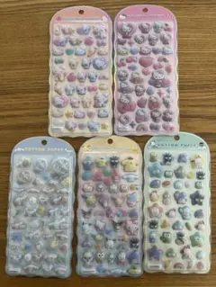 【正規品】 コットンパフィーシール 5点セット サンリオ