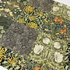 明日まで！月末大特価！人気のウィリアムモリス　花柄　綿プリント生地