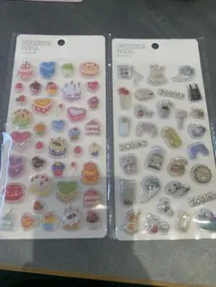 3COINS ぷっくりシール 2枚セットのサムネイル