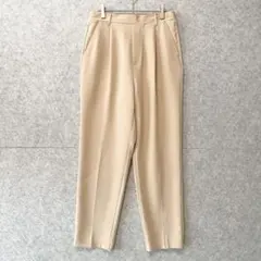 ハニーサックルローズ【XL】美脚 テーパードパンツ ベージュ センタープレスのサムネイル