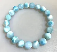 ラリマーブレスレット　天然石パワーストーン　ブレスレット No2