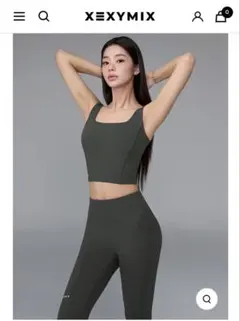 XEXYMIX ゼクシィミックス　ヨガ　パンツ タンクトップセット　上下セット