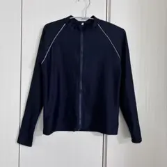 150cm ラッシュガード　濃紺 長袖 水着