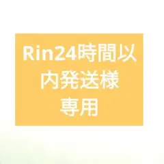 Rin24時間以内発送様専用