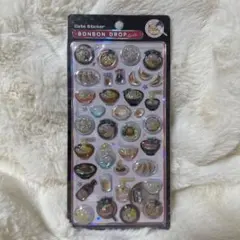 【正規品】新作　ボンボンドロップシール 第2弾　和柄 ラーメン　餃子　クーリア