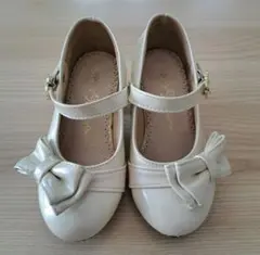 セレモニー　ホワイト　靴　17cm