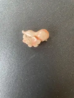 本珊瑚 帯留め 瓢箪彫刻 縁起物 桃珊瑚 和装小物 アンティーク