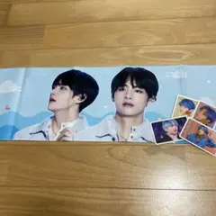 BTS　キム・テヒョン　v スローガン カード付