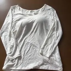 ユニクロ　HEATTECH ブラトップ　シャXL ホワイト　着用少