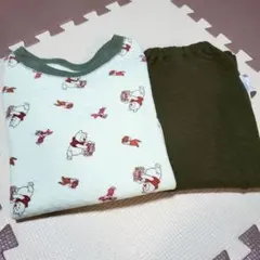 【120】ユニクロ 長袖パジャマ くまのプーさん ディズニー キャラクター