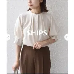 シップス　ジョーゼット タック スリーブ ブラウス　シャツ　フォーマルのサムネイル