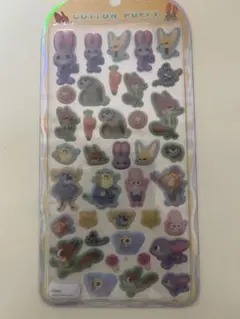 コットンパフィー　シール　ズートピア