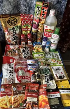 調味料・ツナ缶・食用油・スパイス・鍋つゆその他・計33点のサムネイル