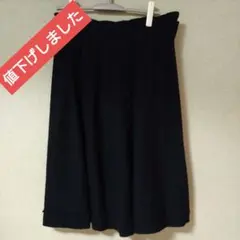 ま*ん様 ワイズ　冬用　スカート　黒のサムネイル