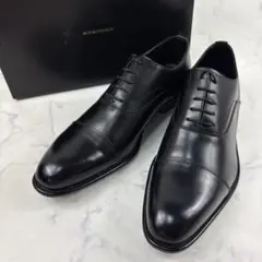 【極美品】ケンフォード ストレートチップ ビジネスシューズ 黒 26.5のサムネイル