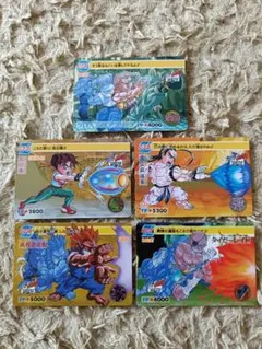 当時物 ストリートファイターZERO カードダス 5枚セット