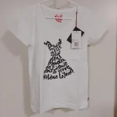 ホワイト Vネック Tシャツ 38サイズ　M ELLEのサムネイル