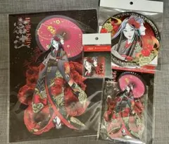 着物富江　アクリルスタンド　クリアファイル　ステッカー　BIG缶バッジ　4点