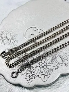 【超美品】GUCCI 喜平チェーン ネックレス 男女兼用　SV925 2.7ミリ