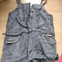 BIQUETTE デニム調オーバーオール