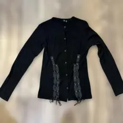 BPN BLACK PEACE NOW 編み上げカーディガンのサムネイル