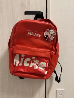 【Disney】ミッキー デザイン 赤 リュック