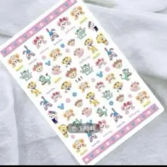 ネイルシール　ダッフィー　シェリーメイ　ステラルー　ディズニー(W005)