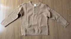 H&M 茶色セーター