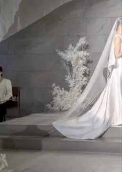 タカミブライダル　ウェディングベール　ロングベール
