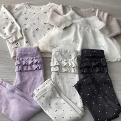 ♡スラップスリップ♡ママラク♡西松屋♡女の子可愛いセット♡100♡