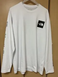 美品　THE NORTH FACE 長袖ロンT XL ホワイト　長袖シャツ