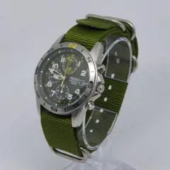 SEIKO 海外モデル 7T92-0MF0 革ベルト 中古