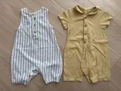 UNIQLO ロンパース　80センチ　2枚セット