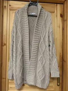 ZARA ケーブルニットカーディガン Sサイズ　未着用