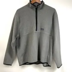 patagonia グレー ハーフジップ フリース made in USA