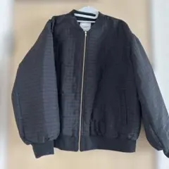 Te chichiブラックキルティング中綿ジャケット