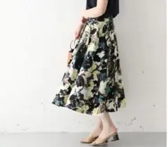 URBAN RESEARCH ROSSO WOMEN フラワープリントスカート