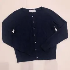美品　ロペピクニック　カーディガン　38サイズ　紺色
