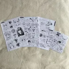 りぼん　付録　ふろく　イラスト練習　お手本シートのサムネイル