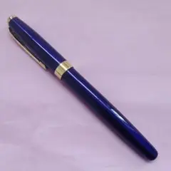 【ほぼ未使用】カンポマルツィオ OLD ELITE 万年筆 水性ボールペン 青紫 ほぼ未使用】カンポマルツィオ OLD ELITE 万年筆 水性ボールペン 青紫