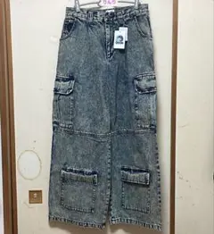 9090 "N" Chemical Washed Denim オーバーダイカーキ