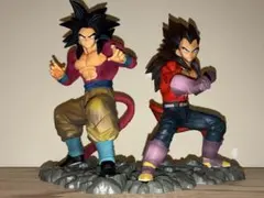 ドラゴンボール　ドッカンバトルコラボ　超サイヤ人4孫悟空 ベジータ フィギュア