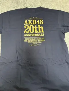 AKB48 20周年記念 Tシャツ XLサイズ 濃紺 送料込み - メルカリ