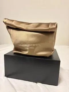 美品✨スタッズ/2way】アレキサンダーワン ドラムバッグ シボ革