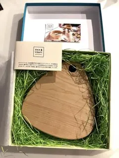 【未使用】オケクラフト すのこ付き 盛り皿 （大） オケクラフト パン皿24㎝ カバの木 ②【OK102】 | GLAD