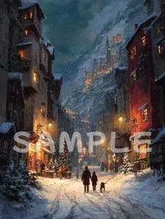 【見慣れない旅人】A4 グラフィックアート インテリア お洒落 ポスター189