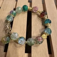 新春運気アップ‼️カラフルビーズブレスレット