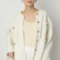 2025年最新】arpege story ツイードニットジャケットの人気アイテム