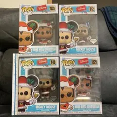 クリスマスFunko ミッキー・マウス & ミニー・マウス 2体ずつセット計4体