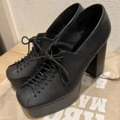 GRL　グレイル　ハイヒールパンプス　レースアップ　スクエアトゥ　24cm